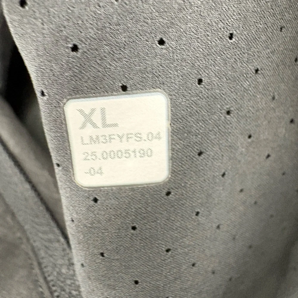 lululemon athletica Men’s Black Zeroed In Crinkle Texture Half Zip Jacket